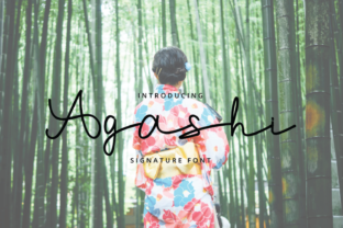 Agashi Font: A Script Typeface That Elevates Digital Design