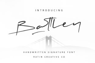 Battley: A Handwritten Font for Editorial Elegance