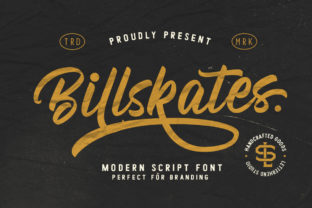 Billskates: A Script Font That Elevates Brand Content