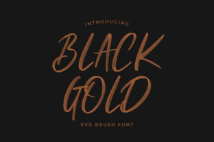 Black Gold: A Script Font That Adds Sophisticated Charm to Handmade Creations