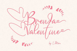 Brenda Valentine: A Handwritten Font for Romantic Editorial Design