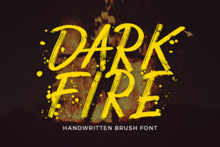 Dark Fire Font: A Bold Typeface for Digital Designers