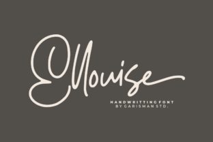 Ellouise: A Script Font with Quiet Elegance