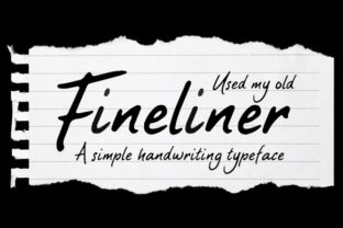Fineliner Font: A Script Typeface That Brings Craft Projects to Life
