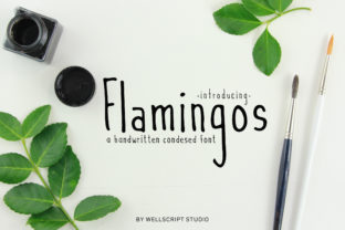 Flamingos Font: A Cute Script Typeface for Craft Creations