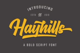 Hayhills: A Script Font with Heart and Versatility