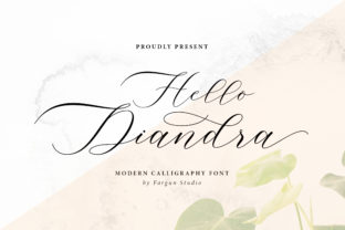 Hello Diandra: A Bold Script Font for Editorial Excellence
