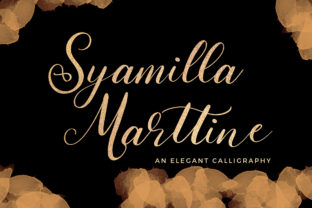 Introducing Syamilla Marttine: A Beautiful Script Font for Crafters