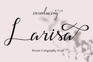 Larisa: A Script Font for Modern Web Design