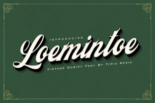 Loemintoe: A Script Font That Elevates Editorial Design