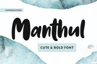 Manthul: A Handwritten Typeface That Adds Charm to Every Layout