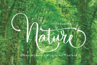 Nature Font: A Script Typeface for Authentic Digital Design