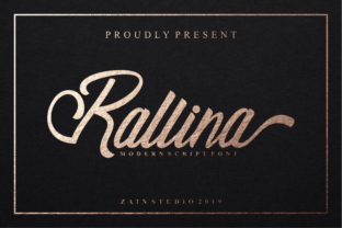 Rallina Font: A Script That Elevates Your Campaign Design