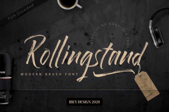 Rollingstand Font: A Modern Handwritten Typeface for Business Branding