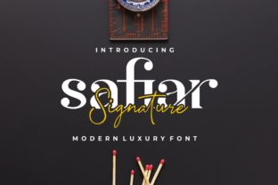 Safiar Script Font – A Bold and Beautiful Typeface for Creative Makers