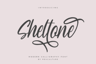 Sheltone: A Premium Script Font for Editorial Design