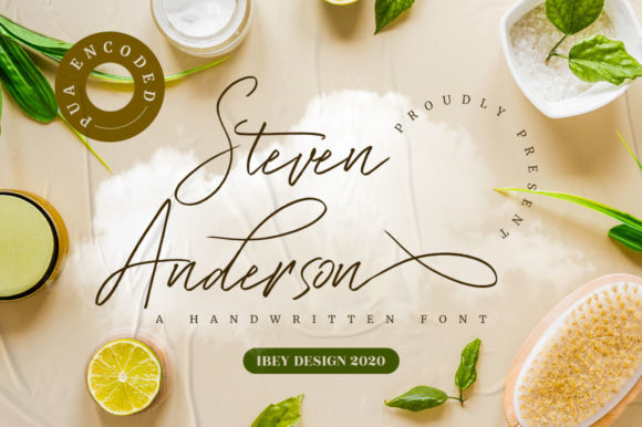 Steven Anderson: A Premium Script Font for Digital Elegance