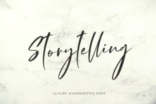 Storytelling Font: A Modern Script for Digital Branding