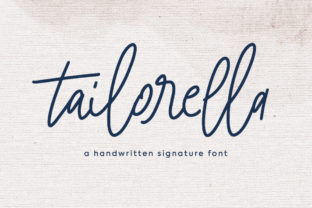 Tailorella Font: A Modern Script for Creative Makers