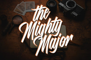 The Mighty Major Font: A Vintage Script for Modern Web Design