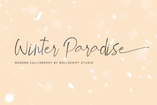 Winter Paradise Font: A Polished Touch for Your Brand Identity